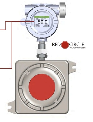 VRG Пневматический управляющий клапан ACTUATOR RCVC3000 Red Circle Valve Controller Высокое давление Пневматические вращающиеся управляющие клапаны