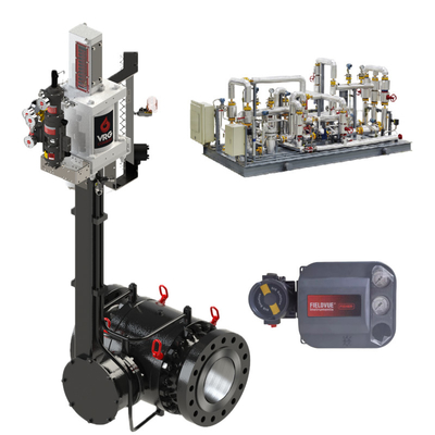 VRG Rotary Control Valve Packages Modular Customized Valve Gas Positioner Пилотные контроллеры для промышленности управления природным газом