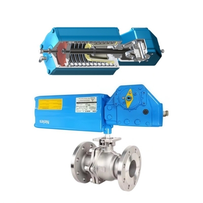Stock Neles K Series Limit Switch Двухдействующий B1 Valmet Пистоновый тип Квартирный поворот Пневматические приводы с шаровым клапаном