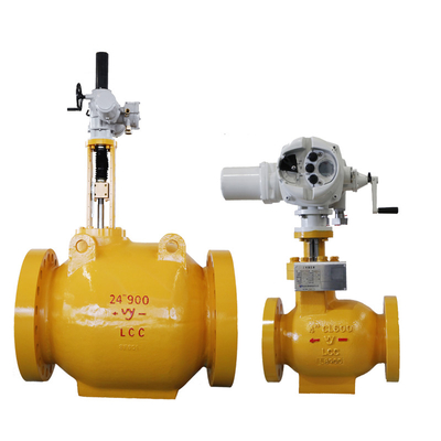 Китайский A2000 Electric Axial Flow Valve Производитель OEM AUMA Electric Valve Actuator Масло и газ Электрический клапан управления