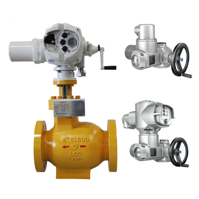 Китайский A2000 Electric Axial Flow Valve Производитель OEM AUMA Electric Valve Actuator Масло и газ Электрический клапан управления