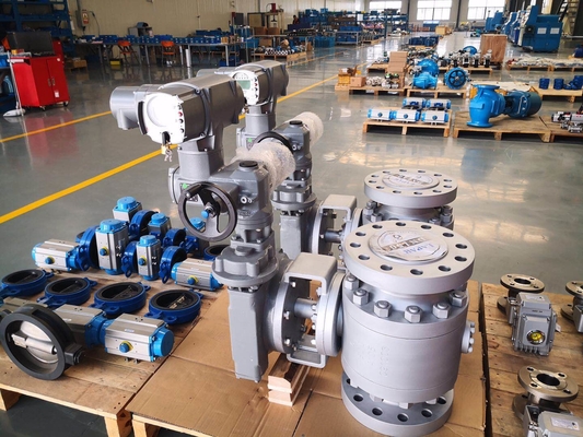 Китайский A2000 Electric Axial Flow Valve Производитель OEM AUMA Electric Valve Actuator Масло и газ Электрический клапан управления