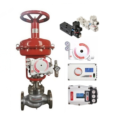 Поставщик Пневматический клапан Цифровые контроллеры клапана Flowserve Logix 520MD 3200MD 3800 Умный позиционировщик клапана управления