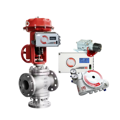 Поставщик Пневматический клапан Цифровые контроллеры клапана Flowserve Logix 520MD 3200MD 3800 Умный позиционировщик клапана управления