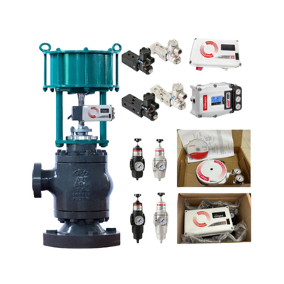 Поставщик Пневматический клапан Цифровые контроллеры клапана Flowserve Logix 520MD 3200MD 3800 Умный позиционировщик клапана управления