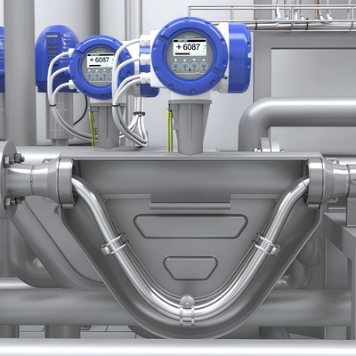 Кориолисовый расходомер Krohne OPTIMASS 1400 Устройства для измерения расхода жидкостей и газов Расходомеры массовые кориолисовые для управления технологическими процессами