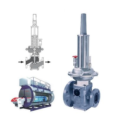 Промышленный регулятор давления природного газа Emerson Fisher LS200 с прямым управлением