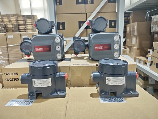 Китай Пневматический клапан управления с контроллером клапана Fisher DVC6205+DVC6215 Дальний датчик путешествия Разделенный тип клапана позиционировщик