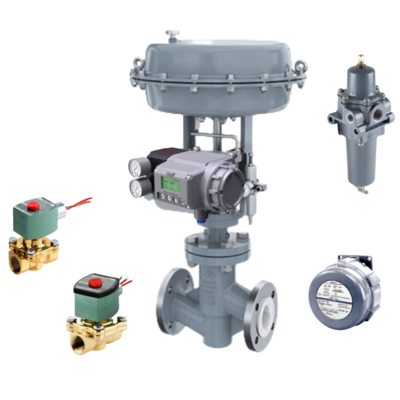 Pneumatic Spiraxsarco Control Valve and MASONEILAN SVI2 Digital Valve Positioner and Regulator 67DFR
