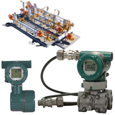 Pressure/flow control system equipped with a Yokogawa VY series vortex flowmeter and an EJX series 910A multivariable transmitter