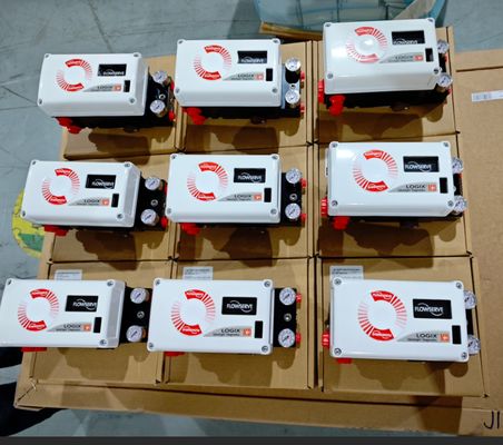 Chinese Valve Flowserve PMV P5 EP5 Valve Positioner F5 Switch Box and Neles B1 Pneumatic Cylinder Actuator Stock Supplier