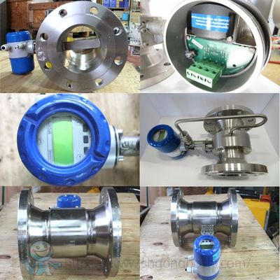Industrial Flowmeter Gas Steam Krohne OPTISWIRL 4070C Stainless Steel Vortex Flow Meter for Chemical Energy Plant