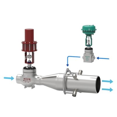China Customized Desuperheating & Pressure Reducing Module Temperature and Pressure Reducing Device Control Valve 