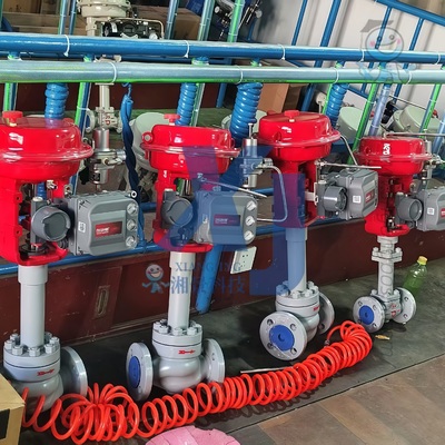 Pneumatic Valve Positioner Automatic EAC Certified Control Valve and Emerson Fisher DVC6200 Smart Valve Positioners 