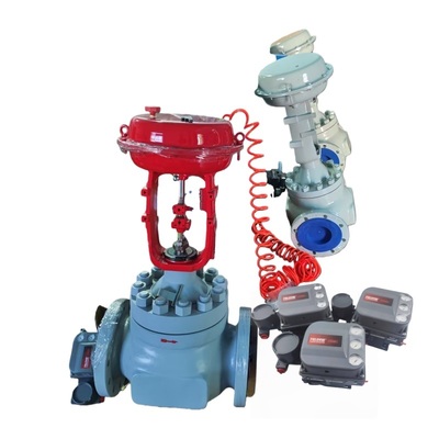 Pneumatic Valve Positioner Automatic EAC Certified Control Valve and Emerson Fisher DVC6200 Smart Valve Positioners 