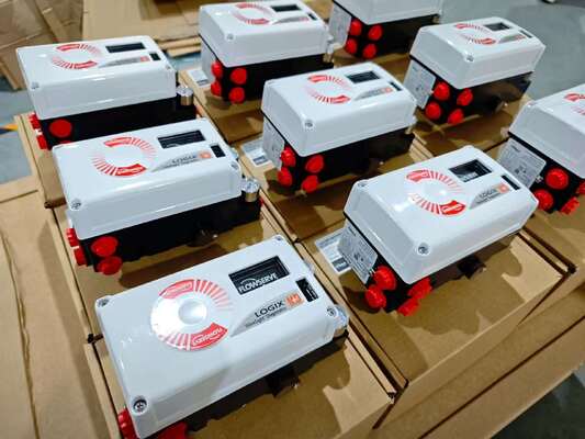 Клапки управления Flowserve Mark One с цифровым позиционировщиком Logix 3800 3200 520 420
