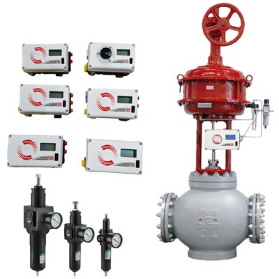 Промышленные пневматические регулирующие клапаны и цифровые позиционеры Flowserve Logix 520MD 3200MD 3800MD Промышленные регулирующие клапаны Контроллер и регулятор ASCO