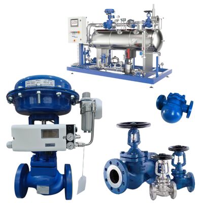 Экспертные решения для пара: сильфонные запорные клапаны Spirax Sarco BSA2T, BSA3T и поплавковый конденсатоотводчик FT14 и регулирующий клапан