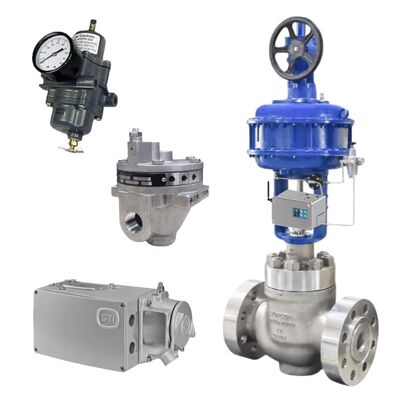 FasTrak FT D00ASSA Клапанный позиционировщик с высоким потоком для управления химическими заводами нефтеперерабатывающих заводов