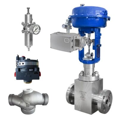 FasTrak FT D00ASSA Клапанный позиционировщик с высоким потоком для управления химическими заводами нефтеперерабатывающих заводов