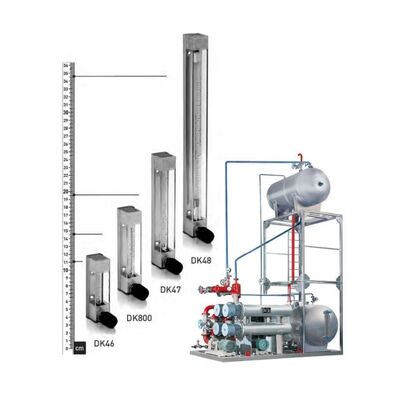 Промышленное измерение расхода Krohne DK46 DK47 DK48 DK800 Расходомер с переменной площадью ротаметра с металлической трубкой