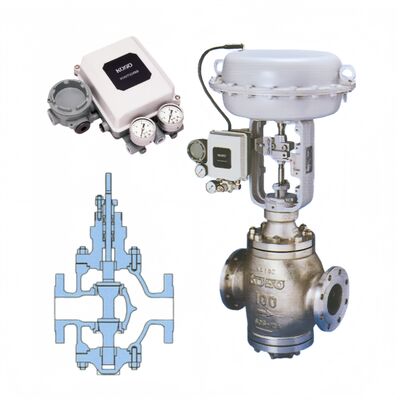 KOSO 520C 530C Сверху и внизу направляемые двухместные шаровые клапаны для нефтегазохимической промышленности