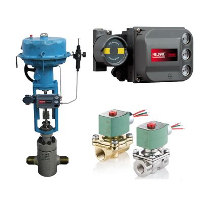АСКО соленоидные катушки клапанов и Emerson Fisher DVC6200 серии умный цифровой клапан позиционировщик контроллер