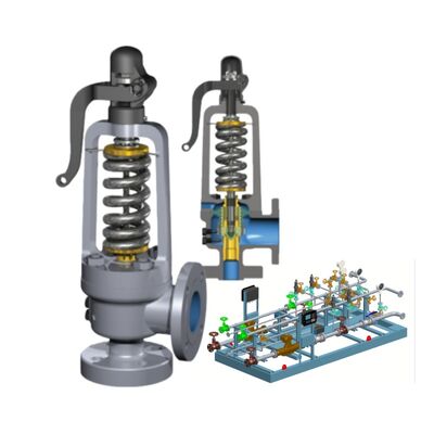 ASME-сертифицированный предохранительный клапан с высокой пропускной способностью и сбалансированной сильфонной компенсацией для защиты промышленных котлов от избыточного давления