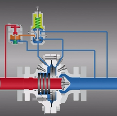 Stable Natural Gas Industrial Gas Pressure Control Tartarini Type FL MFL BFL Pressure Reducing Regulator