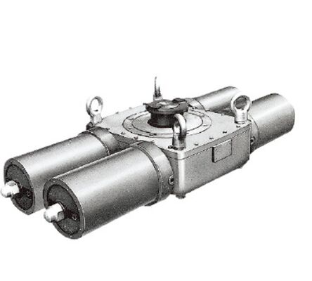 Шаровые краны KOSO 301R, кислотостойкие, с пневматическими цилиндрическими приводами 6300RB для нефтехимического контроля
