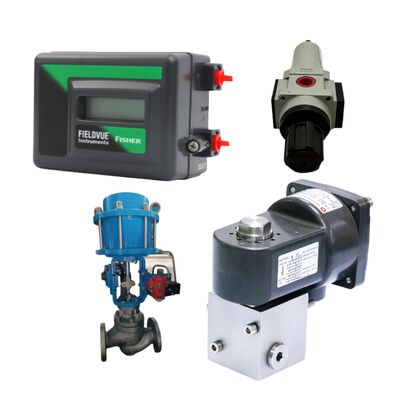 Цифровой позиционер клапана Emerson Fisher FIELDVUE DVC2000 HART 4-20 мА, одностороннего/двустороннего действия, с взрывозащищенным соленоидным клапаном NORGREN 6215/6215L прямоточного типа 3/2 5/2