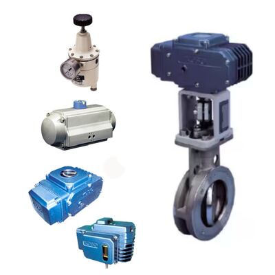 Эксцентриковые дисковые затворы KOSO 710E 720E PARA SEAL с пневматическими приводами 3620R 6300RB