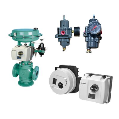 Цифровой контроллер клапана Neles ND7000 с коммуникацией HART, защитой IP66 и фильтр-регулятором Fisher 67CFR с питанием от контура