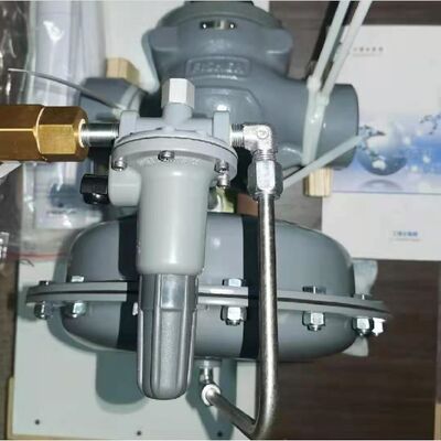 Редуктор давления природного газа Fisher 1098-EGR с пилотным управлением и высокой точностью для промышленного применения