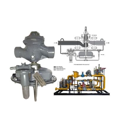 Fisher 1098-EGR Управляемый пилотом регулятор давления газа большой мощности с максимальным давлением 1500 psig