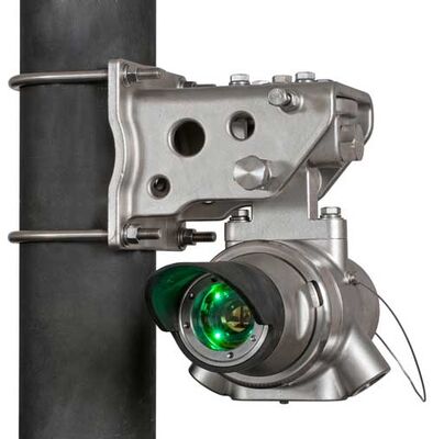 DET-TRONICS FlexSight LS2000 Открытый инфракрасный детектор углеводородного газа с инфракрасным детектором двойной длины волны, корпусом из нержавеющей стали и дальностью обнаружения 200 метров
