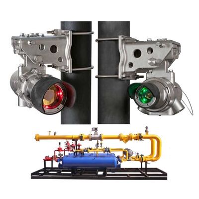 DET-TRONICS FlexSight LS2000 Открытый инфракрасный детектор углеводородного газа с инфракрасным детектором двойной длины волны, корпусом из нержавеющей стали и дальностью обнаружения 200 метров