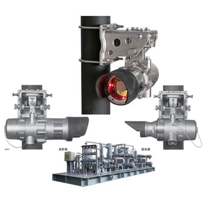DET-TRONICS FlexSight LS2000 Открытый газоанализатор с диапазоном обнаружения 200 м, двухволновой ИК-технологией и корпусом из нержавеющей стали