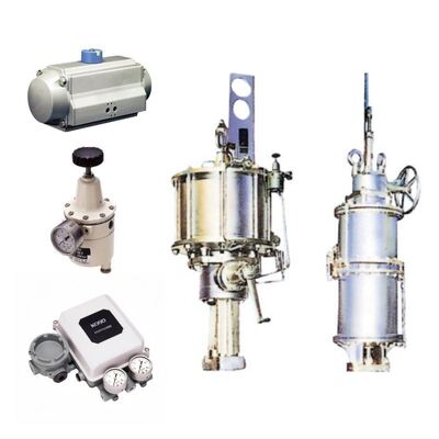 Пневматические линейные цилиндрические приводы KOSO 6100 6200 6300 одно- и двустороннего действия для нефтехимической промышленности