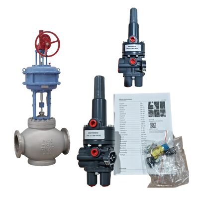 Фишер 377 Пневматический усилитель сигнала и DVC6200 Цифровой позиционирующий клапан для промышленного использования