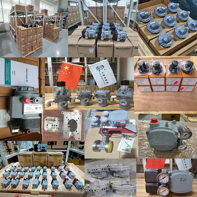 Регулирующий клапан с цифровым позиционером клапана Baker Hughes Masoneilan SVI2-21123121 Пневматический бустер YT-200 Фильтр-регулятор