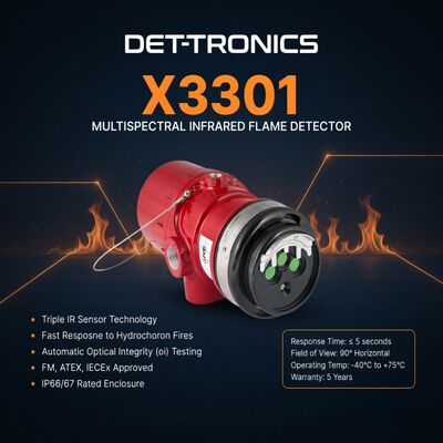 Детектор пламени X3301 Multispectrum IR от DET-TRONICS