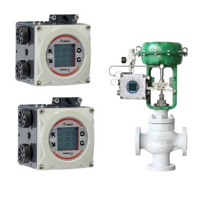 Шанхайский пневматический трехсторонний клапан управления с управляющим клапаном Valmet Me-tso Neles NDX