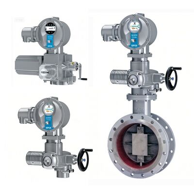 SIPOS SEVEN 2SQ7 Electric Actuator with KOSO 620S Triple Eccentric Butterfly Valve Thermal Power Petrochemical