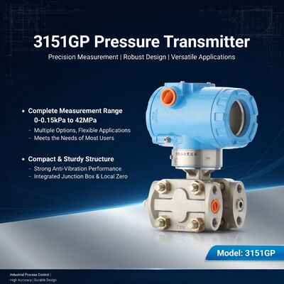 Pressure Transmitter Sensor 3151TG 3151GP 3151AP 1151GP 1151AP Intelligent Pressure Transmitter with LCD Display