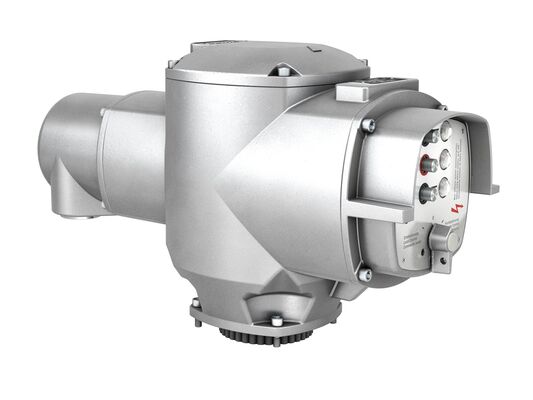 Тройной эксцентриковый дисковый затвор CHUANYI VBJG 600001 с электроприводом AUMA SA SQ Series для регулирования потока