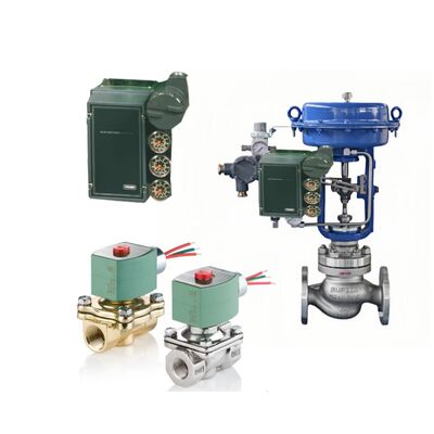 Emerson Fisher 3600 серия 3620J электропневматический клапан позиционировщик с ASCO соленоидными клапанами