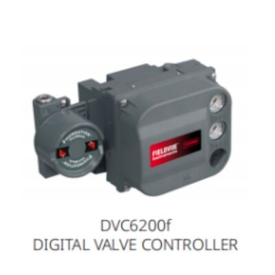 Emerson Fisher DVC6200 Pneumatic Valve Positioner with 67CFR Filter Regulator Featuring HART Communication Protocol IP66 Protection and Non-Contact Position Feedback