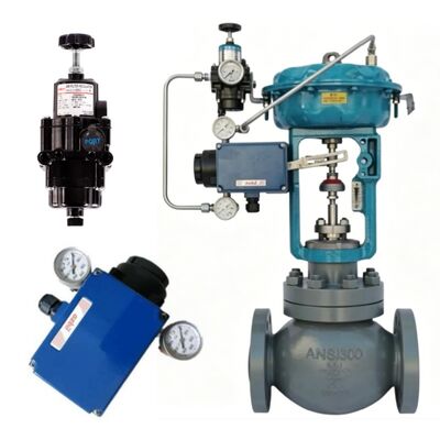 Wuzhong Quick Change Single Seat Control Valve ATS APS with AZBIL AVP300 Positioner Rotork YT200 Regulator
