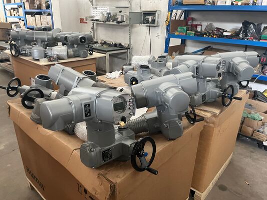 AUMA Electric Actuator SA SQ Valve Actuator Multi Turn Part Turn Water Treatment Power Plant
